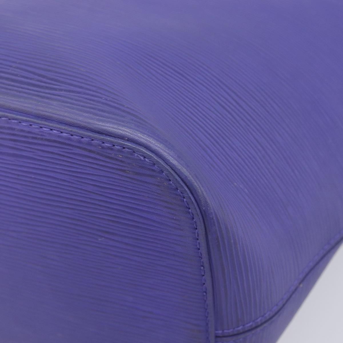 Louis Vuitton Neverfull Epi Leather Purple Leather Tote Bag Bag (Pre-Owned)
