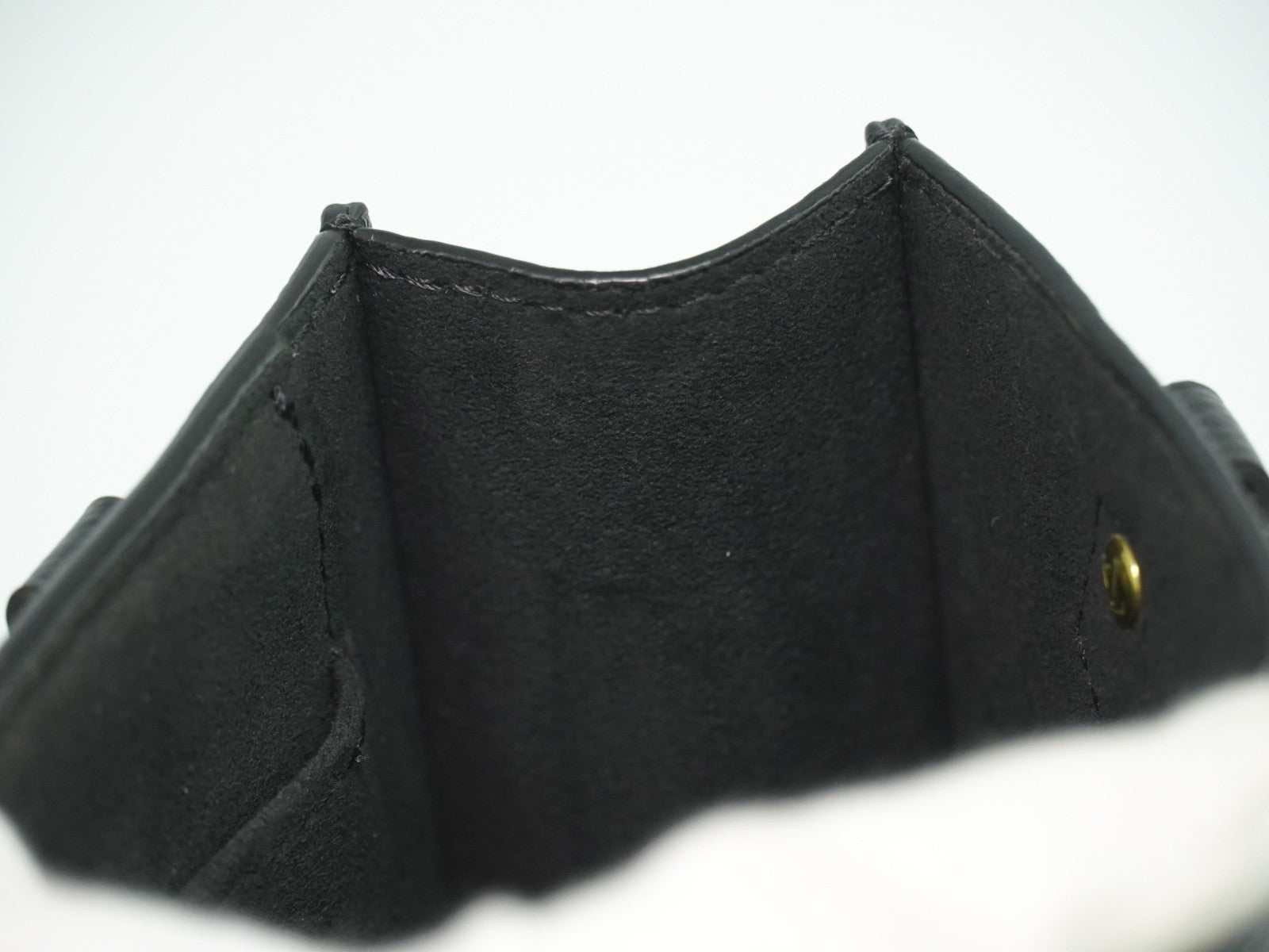 Louis Vuitton Petit Sac Plat Bicolor Monogram Empreinte Giant Black Leather Handbag (Pre-Owned)