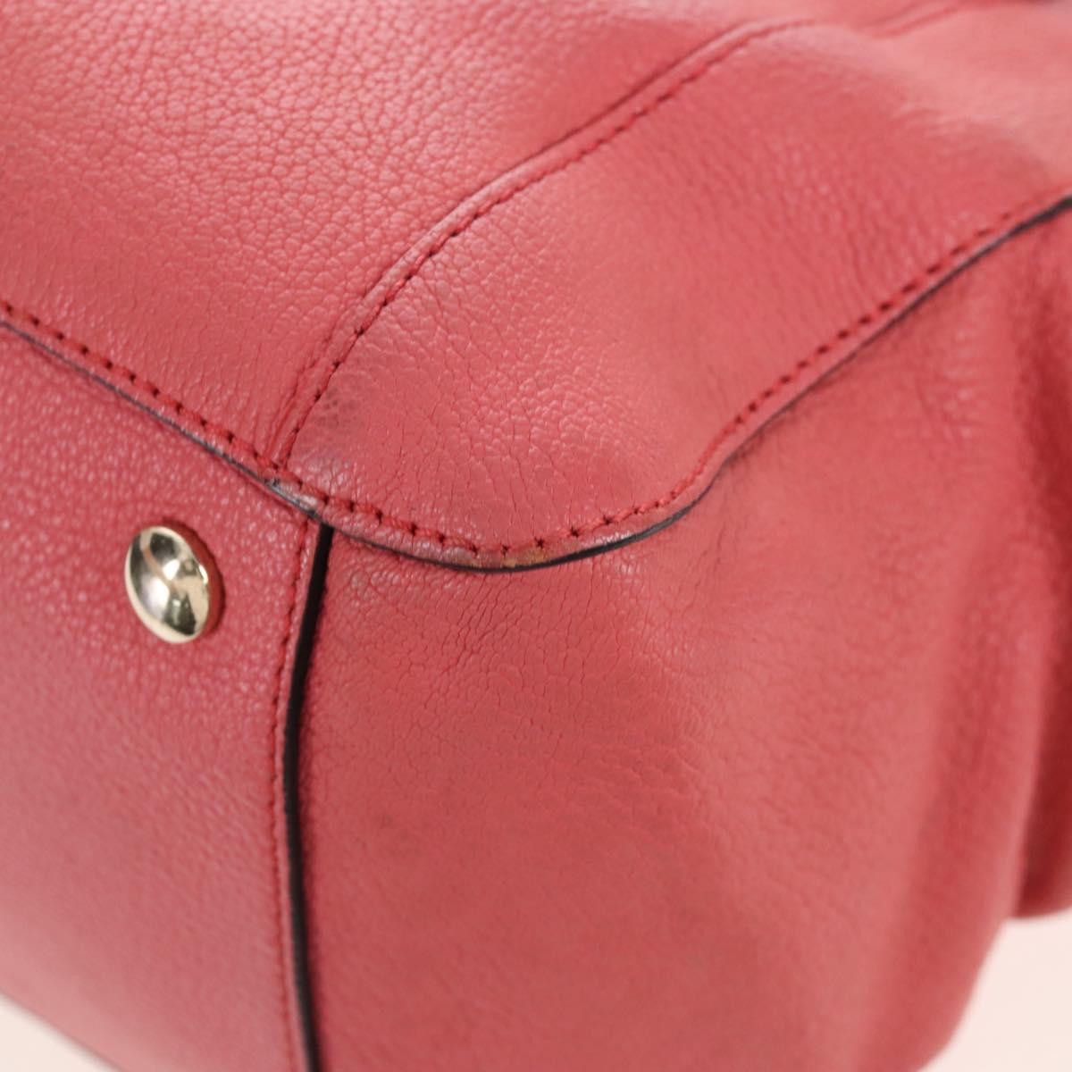 Chloe Bridget Convertible Satchel Leather Pink Leather Handbag (Pre-Owned)