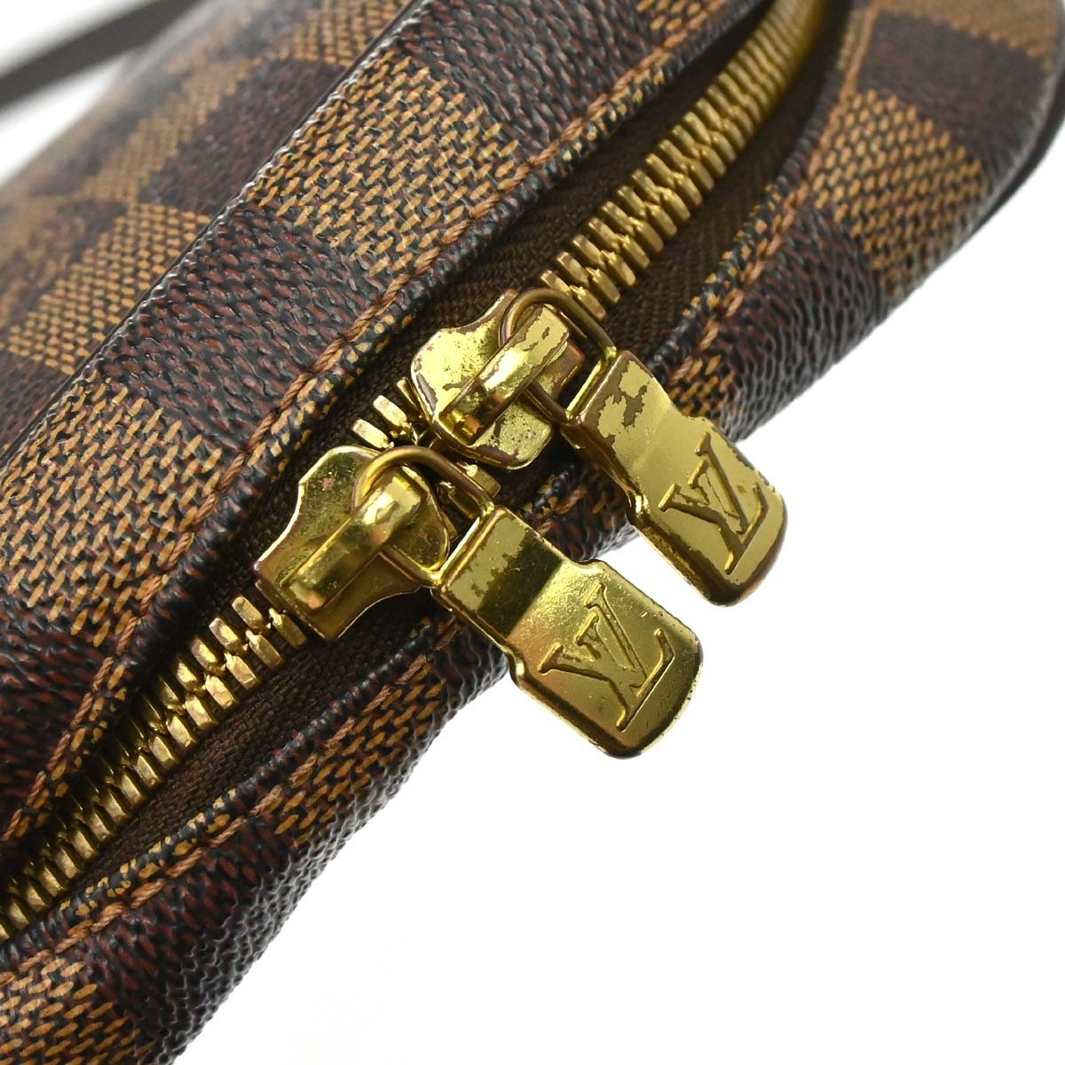 Louis Vuitton Ipanema Damier Brown Canvas Handbag (Pre-Owned)