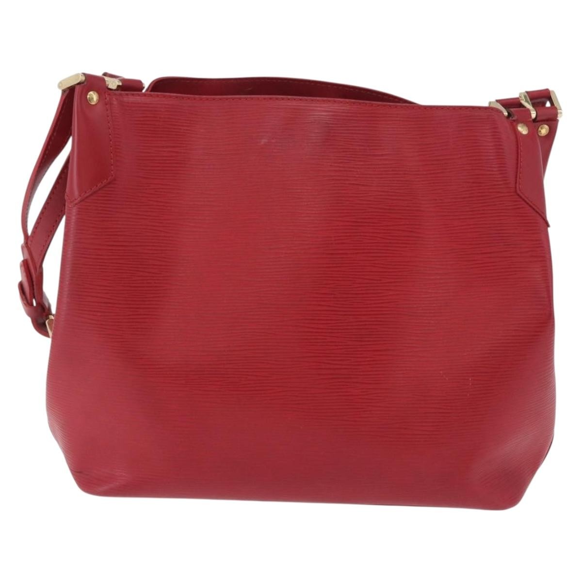 Louis Vuitton Mandara Epi Leather Red Leather Shoulder Bag Bag (Pre-Owned)
