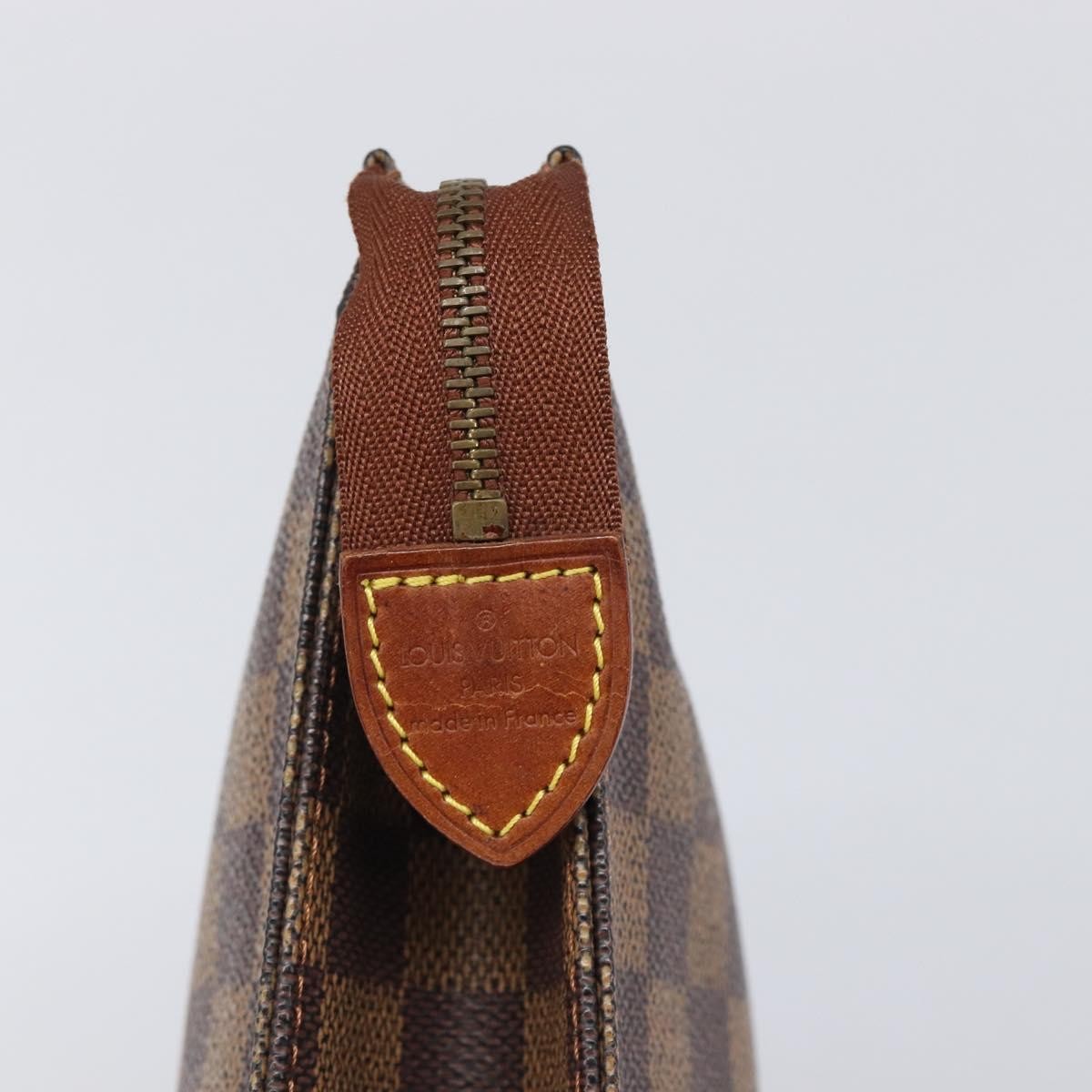 Louis Vuitton Toiletry Pouch Damier Brown Canvas Clutche & Pouche Bag (Pre-Owned)