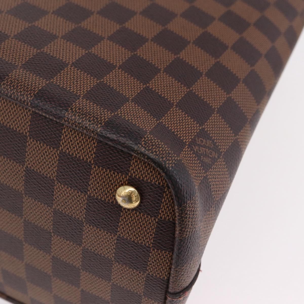 Louis Vuitton Kensington Damier Brown Canvas Handbag (Pre-Owned)