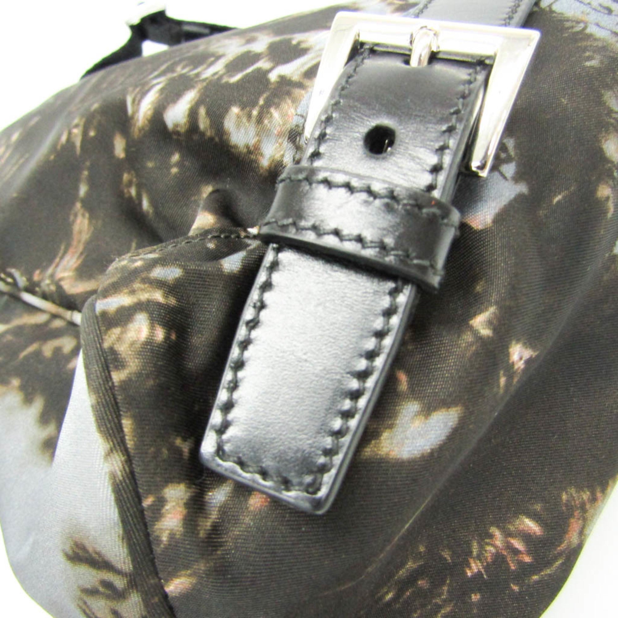 Prada Camouflage Tessuto Multicolour Nylon Backpack Bag (Pre-Owned)