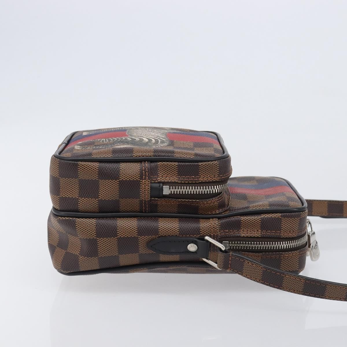 Louis Vuitton Amazone Limited Edition Chapman Savane Damier Brown Canvas Handbag (Pre-Owned)