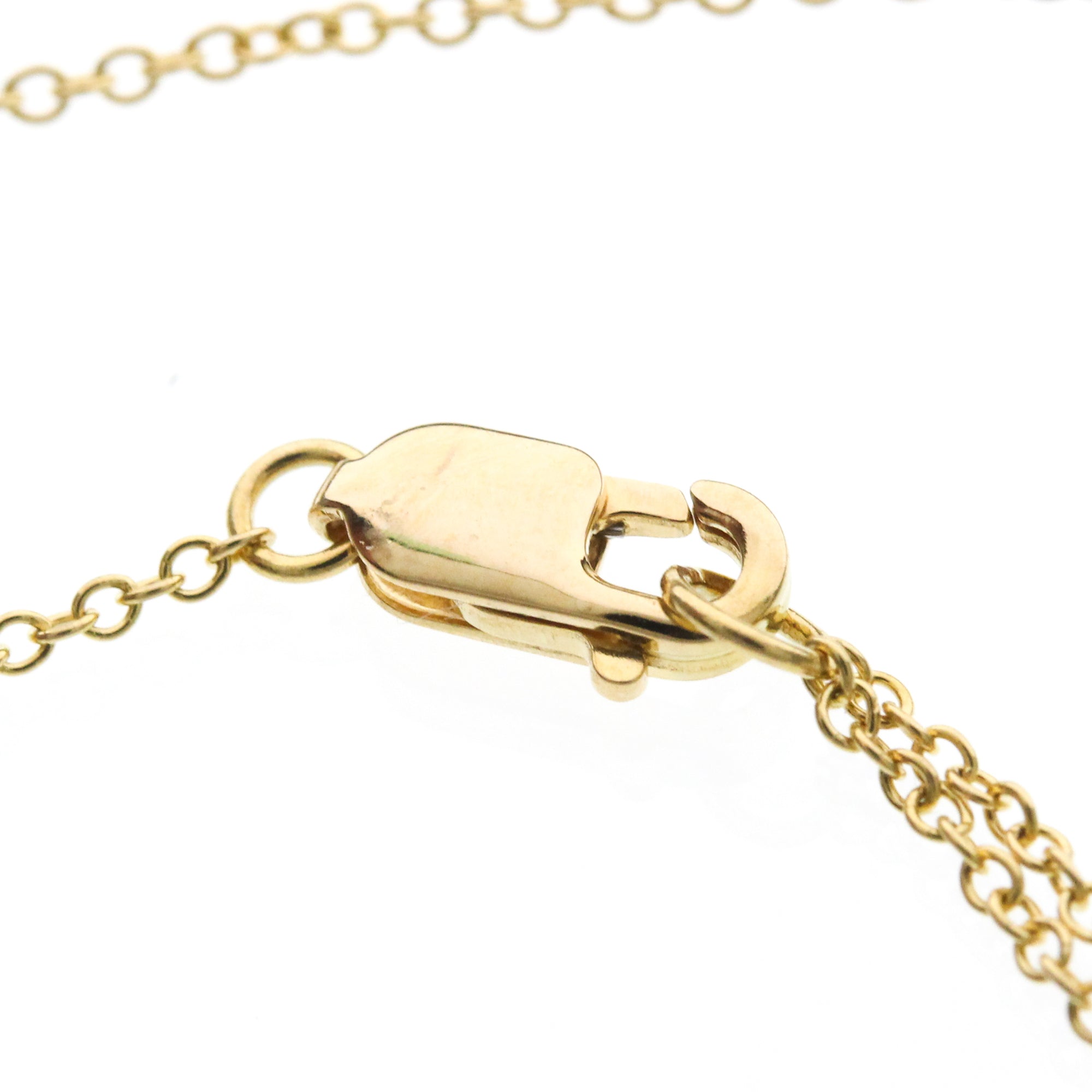 Tiffany & Co. Atlas X Closed Interlocking Pendant 18K Yellow Gold Gold Yellow_Gold Necklace Jewelry (Pre-Owned)