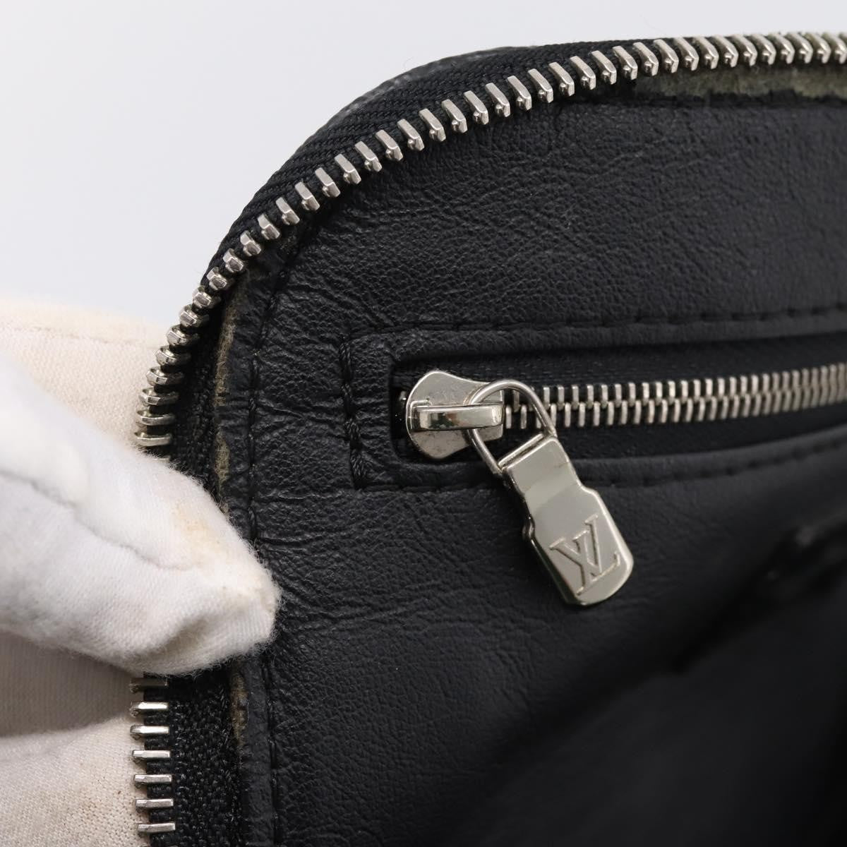 Louis Vuitton Trousse Toilette Damier Canvas Black Canvas Clutche & Pouche Bag (Pre-Owned)