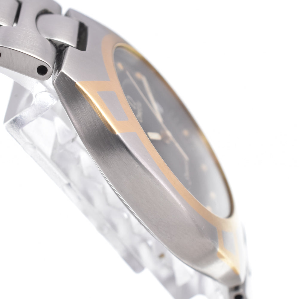 Omega Seamaster Polaris Quartz Stainless Steel With Plated Metal Watch (Pre-Owned)