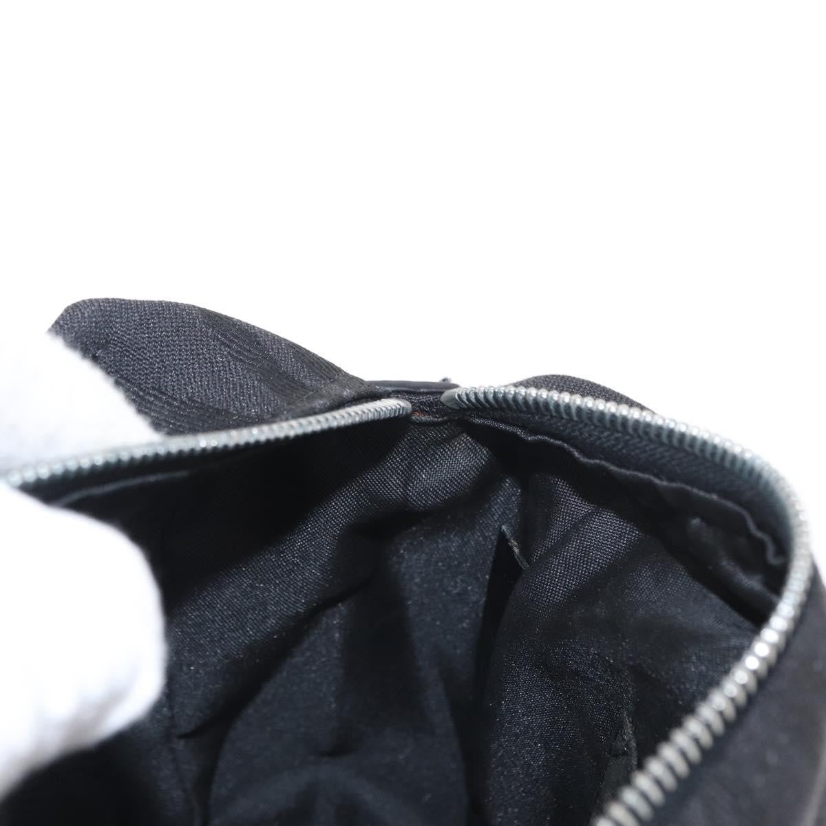 Fendi Vintage Canvas Black Canvas Handbag (Pre-Owned)
