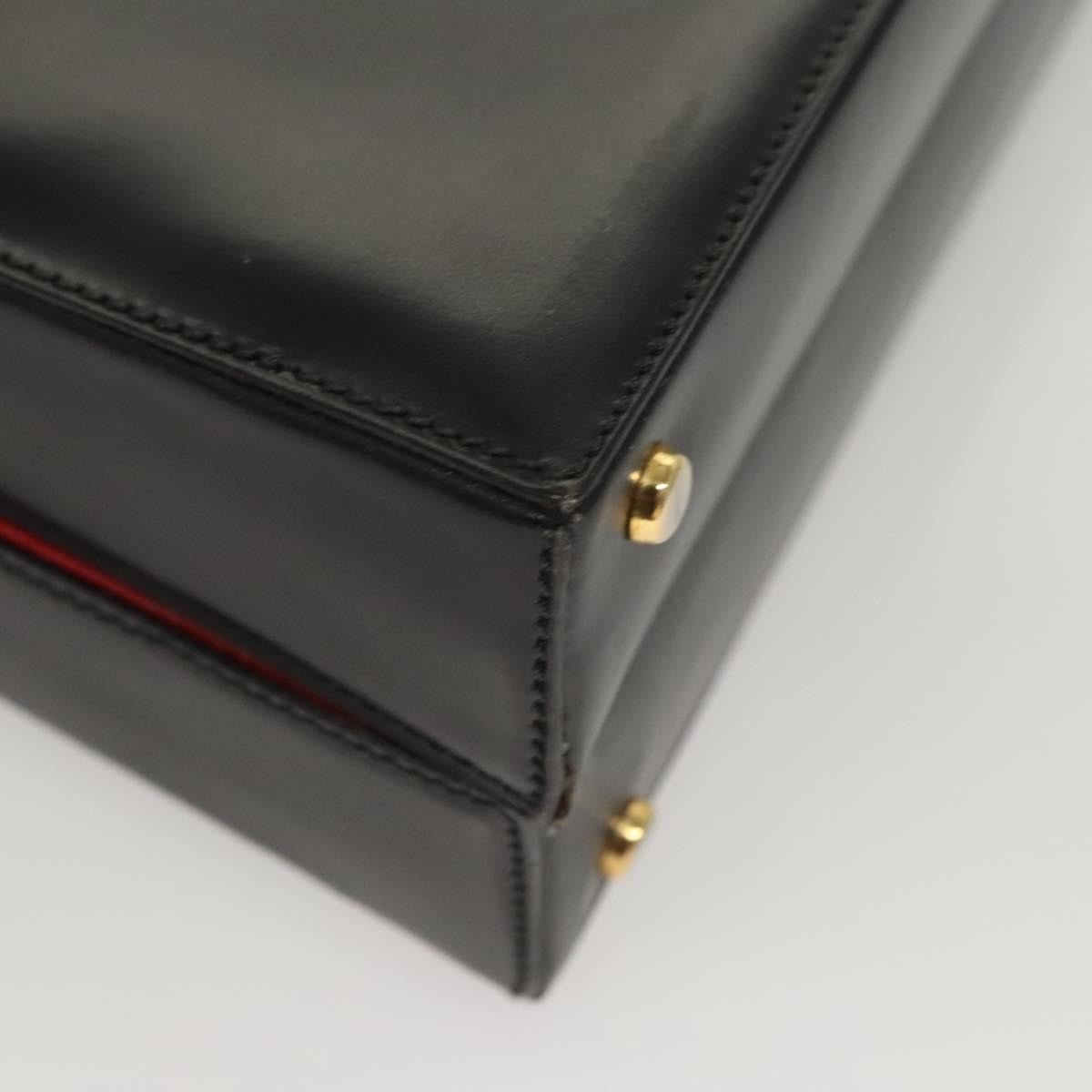 Celine Vintage Leather Black Leather Shoulder Bag Bag (Pre-Owned)