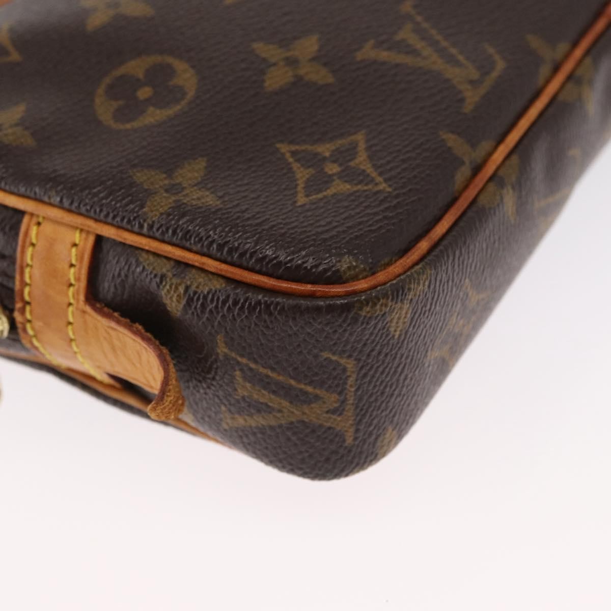 Louis Vuitton Pochette Marly Bandouliere Monogram Canvas Brown Canvas Handbag (Pre-Owned)