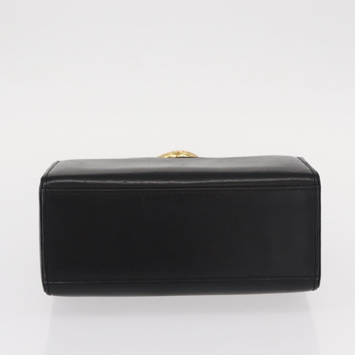 Givenchy Vintage 4G Leather Black Leather Handbag (Pre-Owned)