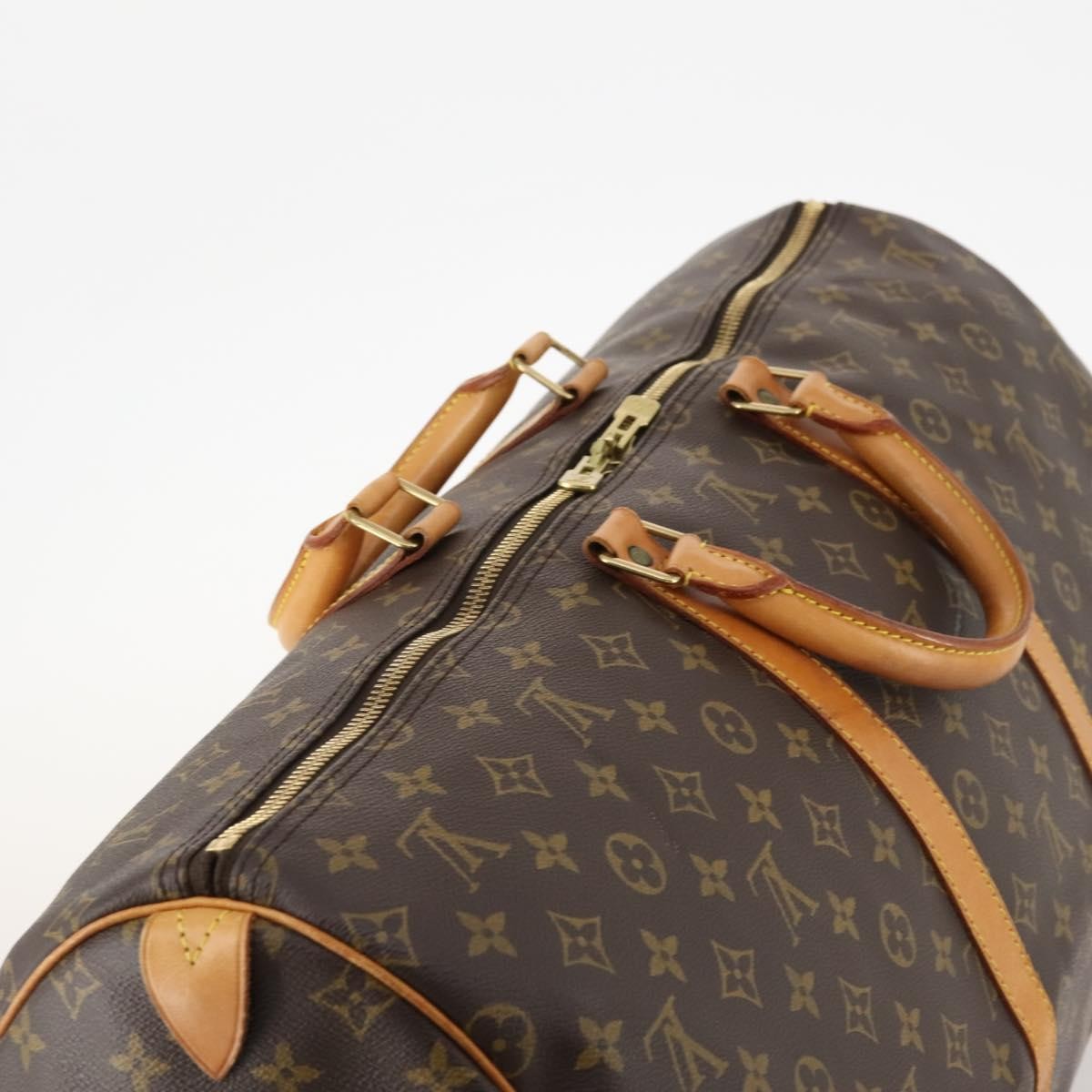 Louis Vuitton Keepall Monogram Canvas Brown Canvas Travel Bag Bag (Pre-Owned)