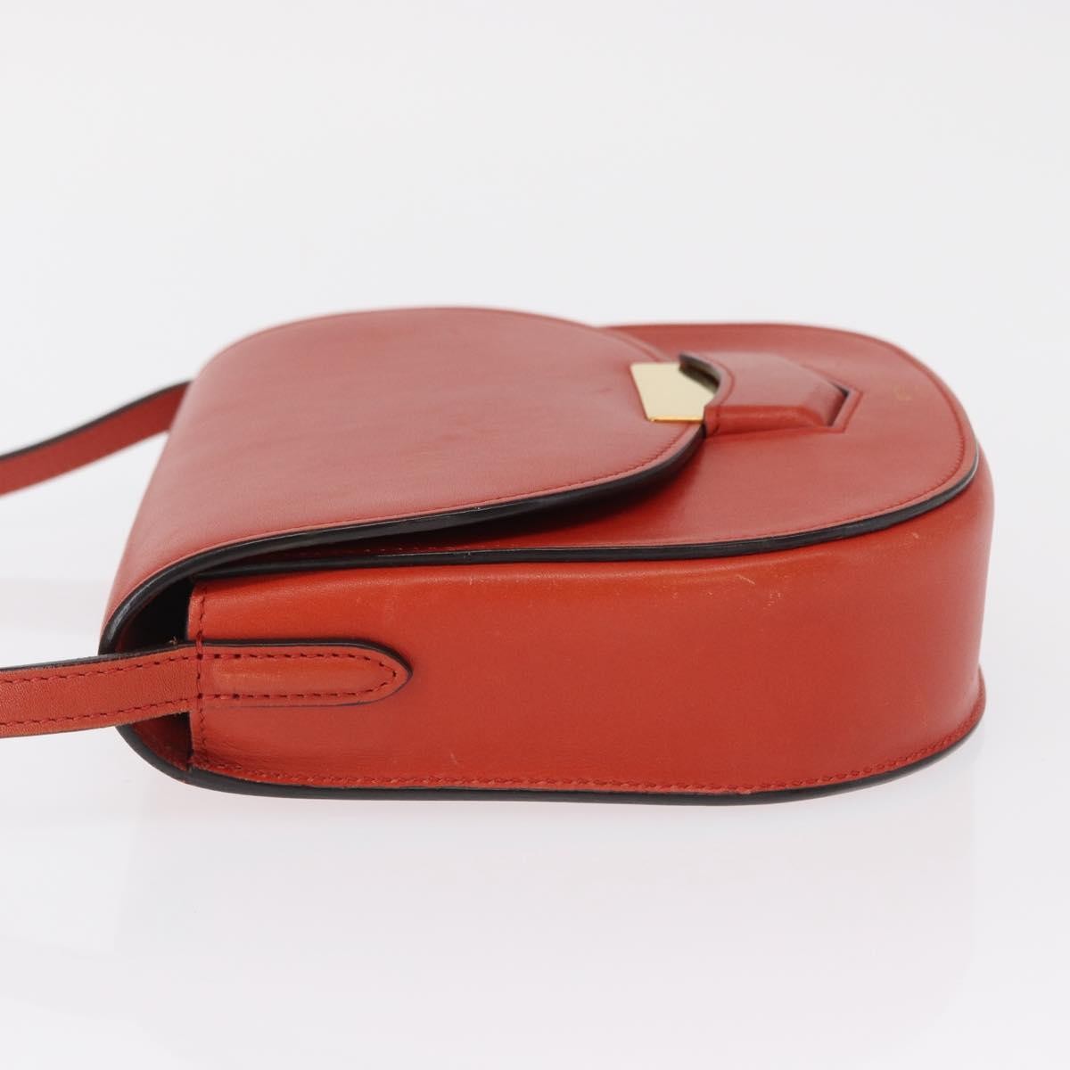 Celine Trotteur Messenger Calfskin Orange Leather Shoulder Bag Bag (Pre-Owned)