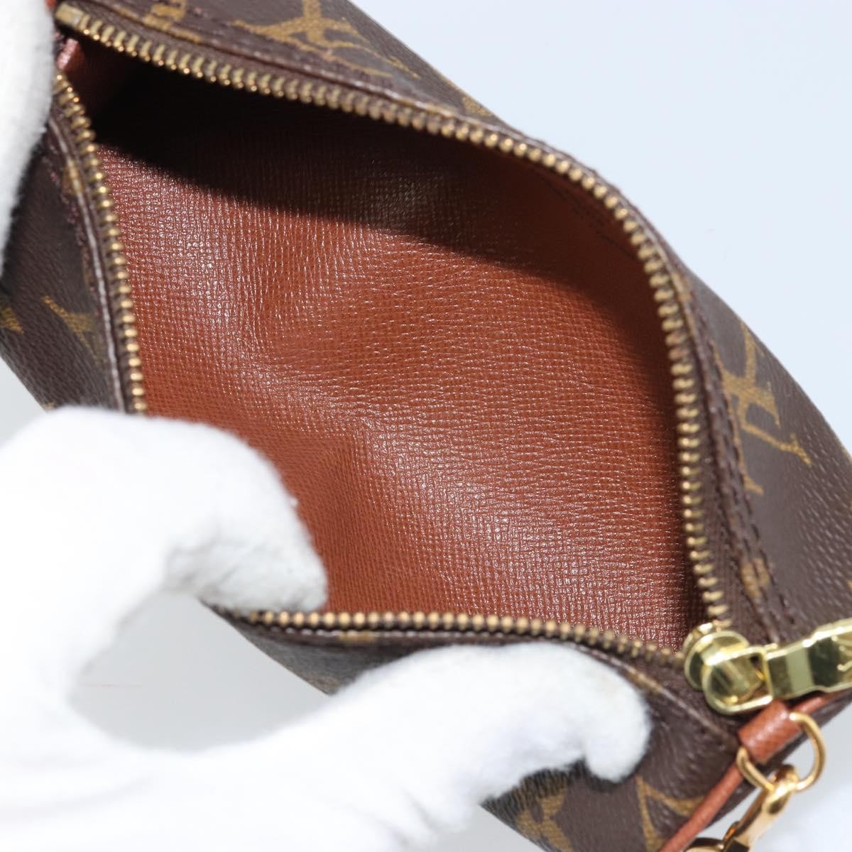 Louis Vuitton Papillon Pochette Monogram Canvas Brown Canvas Clutche & Pouche Bag (Pre-Owned)