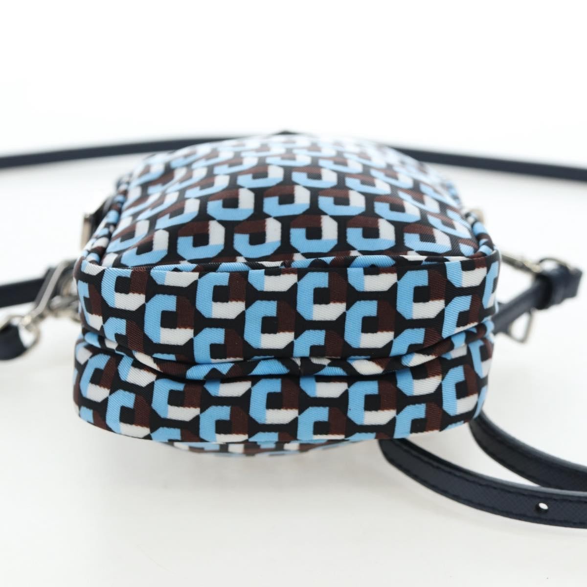Prada Vintage Tessuto Blue Nylon Shoulder Bag Bag (Pre-Owned)