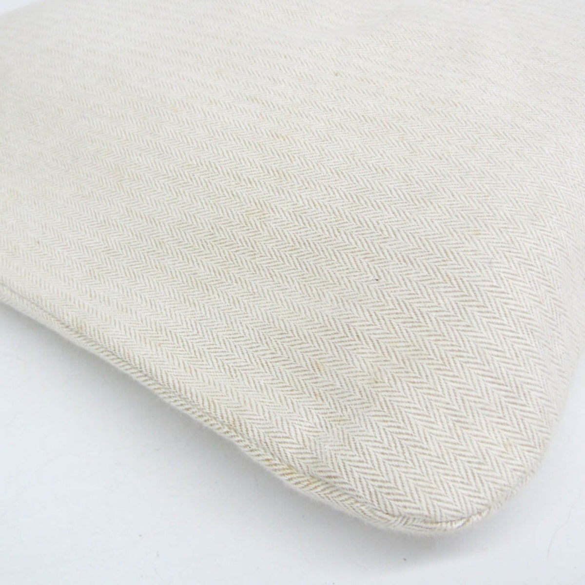 Hermes Aline Toile Beige Cotton Shoulder Bag Bag (Pre-Owned)