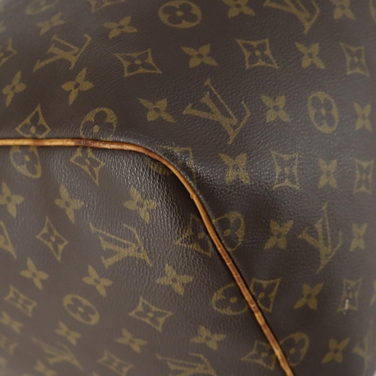 Louis Vuitton Keepall Monogram Canvas Brown Canvas Travel Bag Bag (Pre-Owned)
