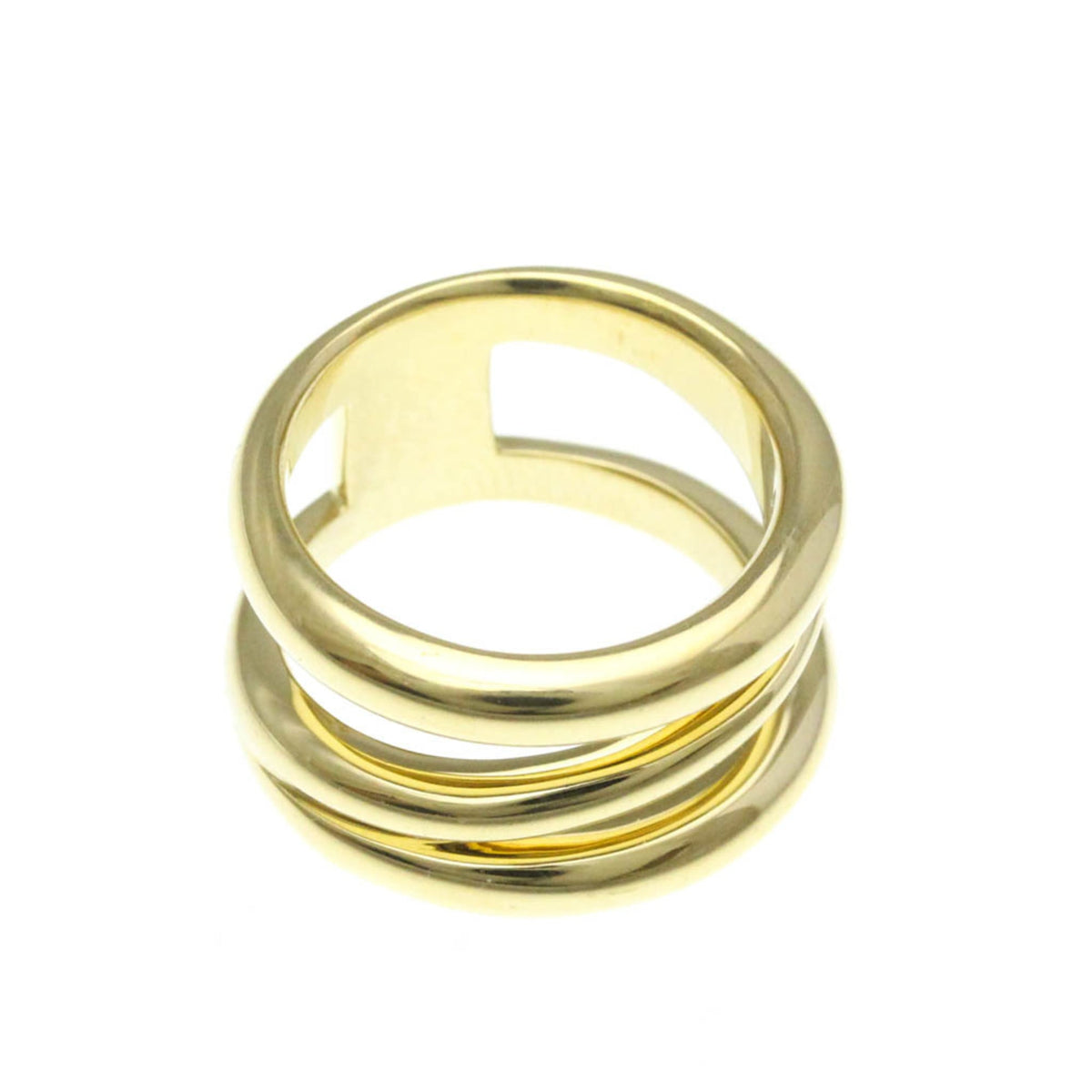 Tiffany & Co. Zig Zag Band 18K Yellow Gold Gold Yellow_Gold Ring Jewelry (Pre-Owned)