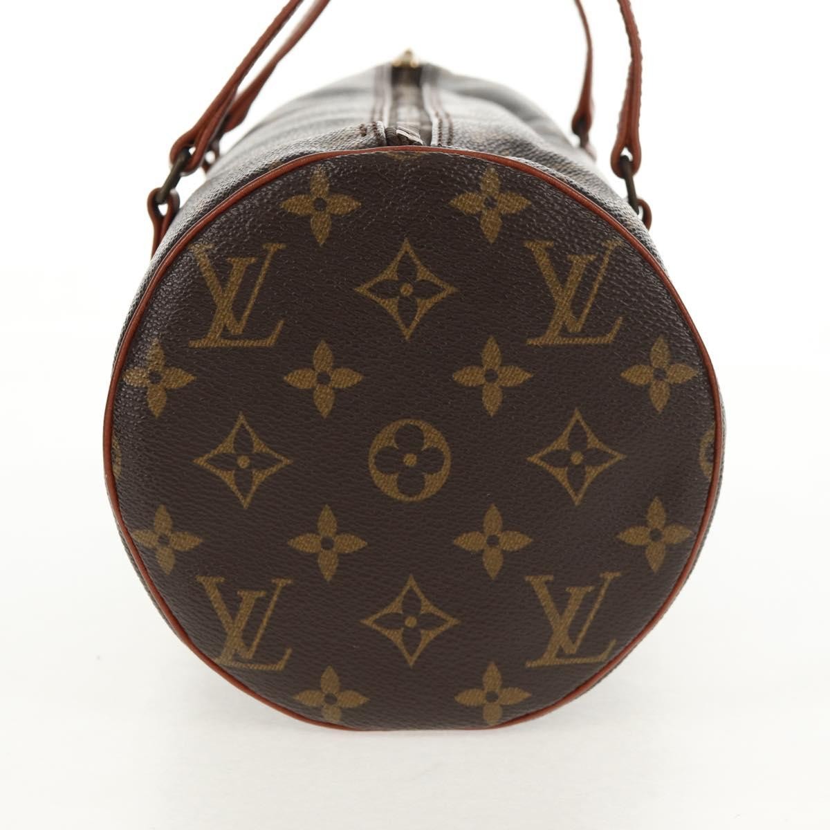 Louis Vuitton Papillon Monogram Canvas Brown Canvas Handbag (Pre-Owned)
