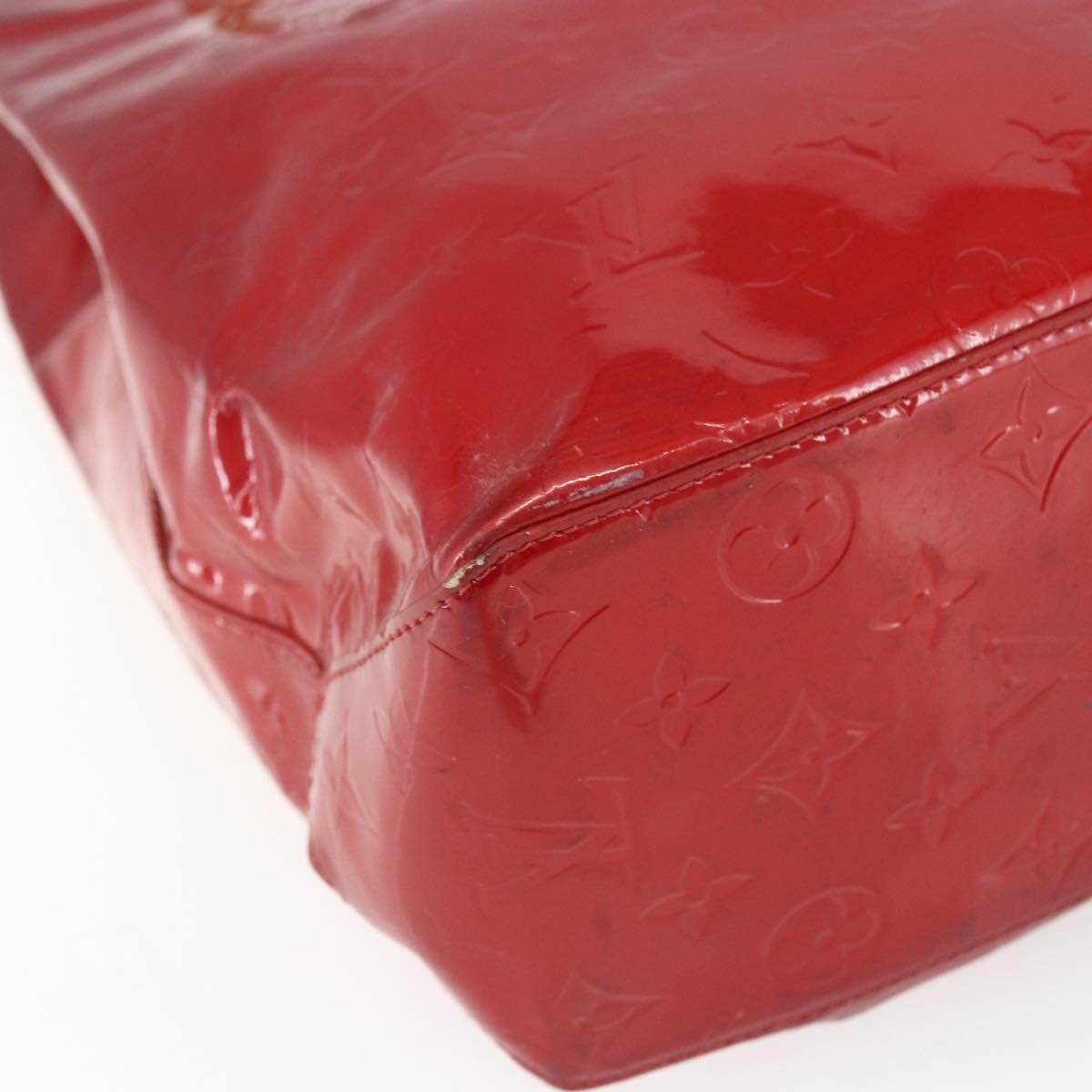 Louis Vuitton Reade Monogram Vernis Red Patent_Leather Handbag (Pre-Owned)
