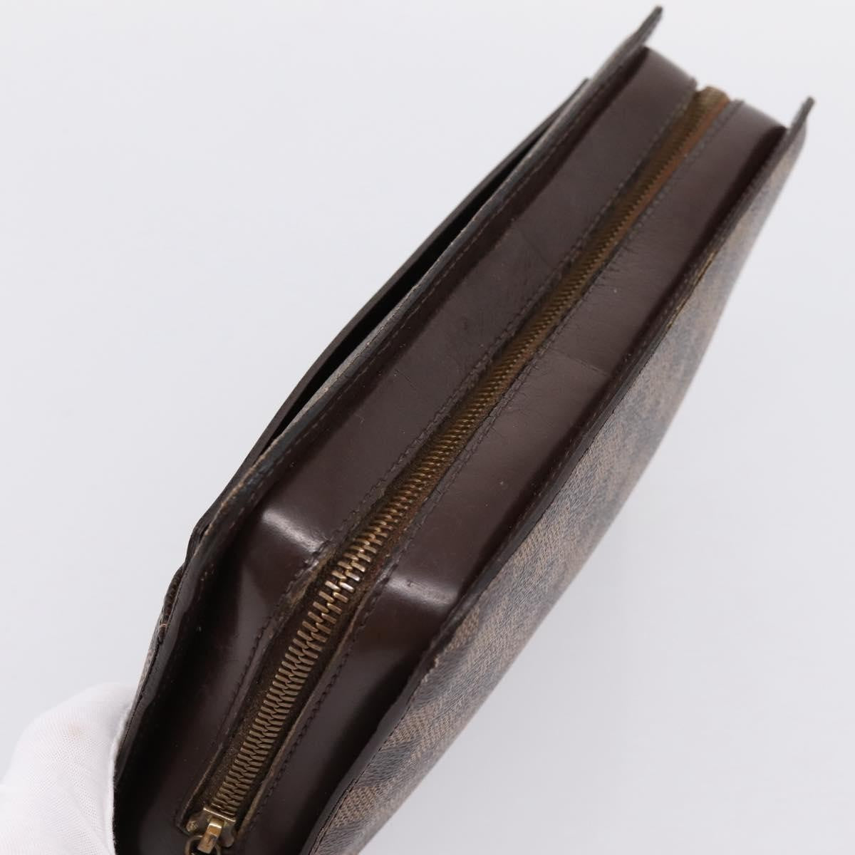 Louis Vuitton Pochette Saint Louis Damier Brown Canvas Clutche & Pouche Bag (Pre-Owned)