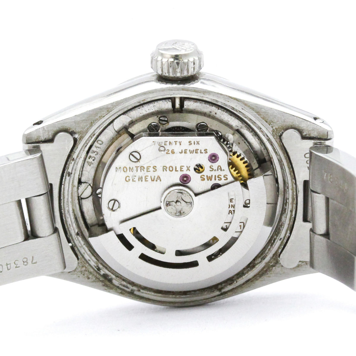 Rolex Oyster Perpetual Green Automatic Stainless Steel Watch (Pre-Owned)