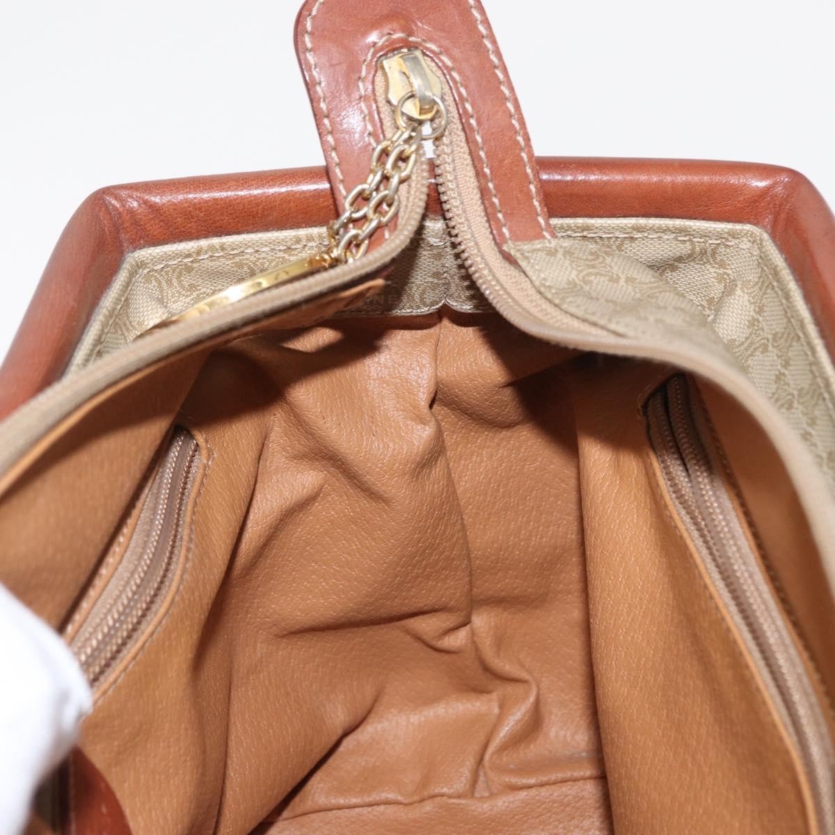 Celine Vintage Macadam Canvas Beige Canvas Backpack Bag (Pre-Owned)