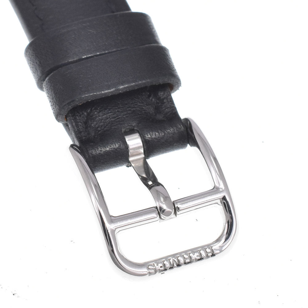 Hermes Cape Cod Quartz Stainless Steel And Leather Watch (Pre-Owned)