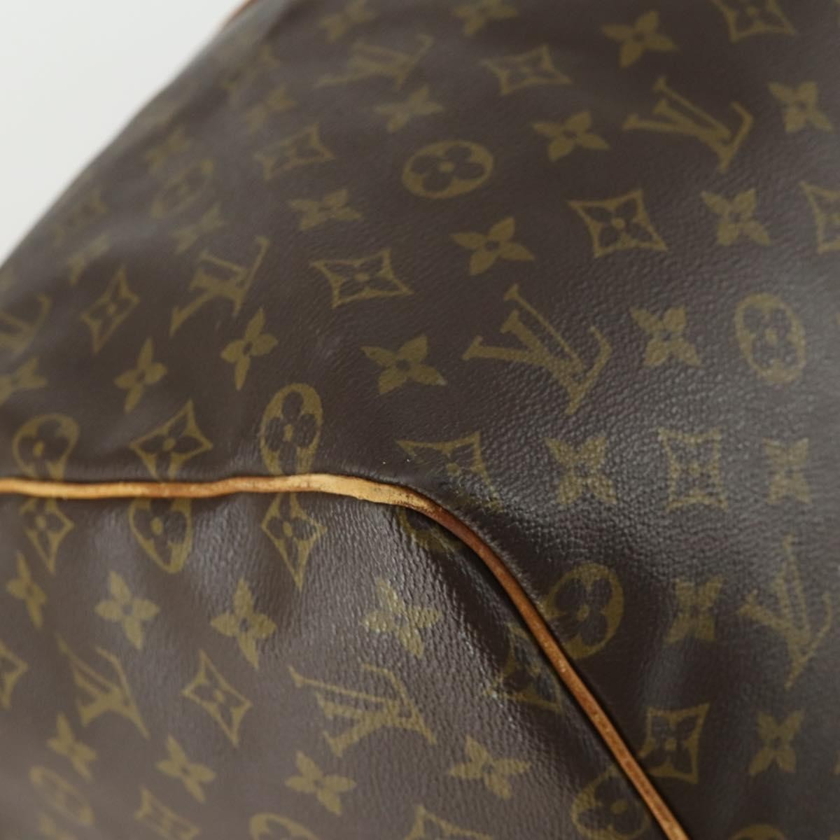 Louis Vuitton Keepall Monogram Canvas Brown Canvas Travel Bag Bag (Pre-Owned)