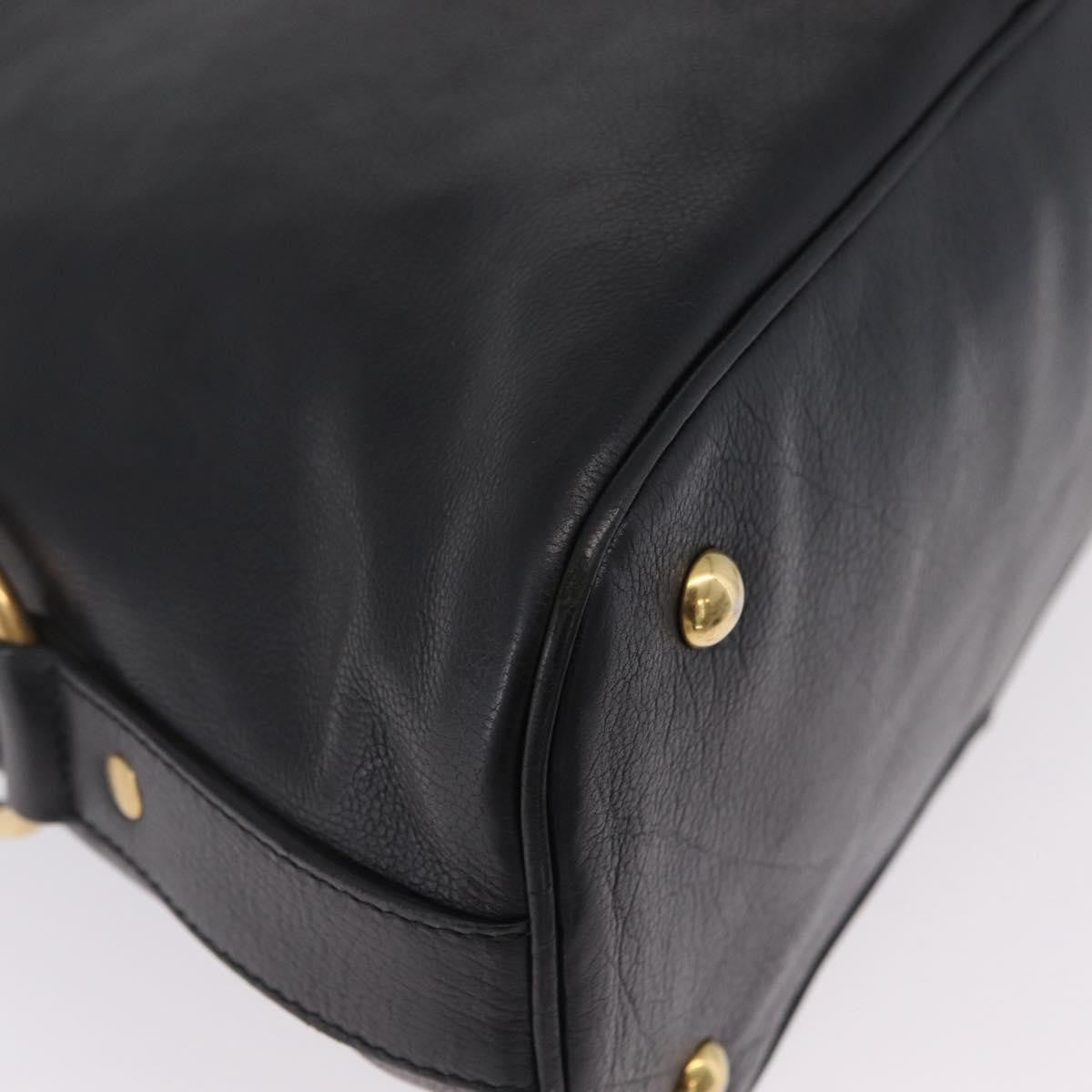 Saint Laurent Muse Leather Black Leather Shoulder Bag Bag (Pre-Owned)