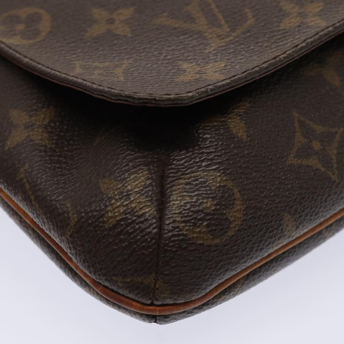 Louis Vuitton Musette Monogram Canvas Brown Canvas Shoulder Bag Bag (Pre-Owned)