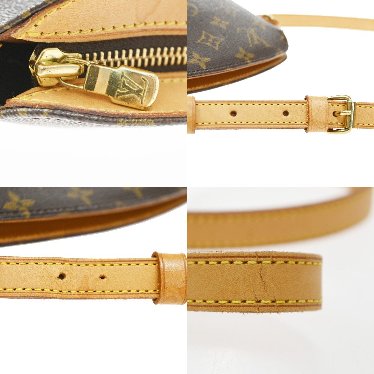 Louis Vuitton Drouot Monogram Canvas Brown Canvas Shoulder Bag Bag (Pre-Owned)