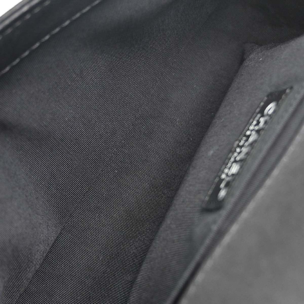 Chanel Paris-Dallas Compartment Boy Flap Quilted Calfskin With Metal Adornments Black Leather Shoulder Bag Bag (Pre-Owned)