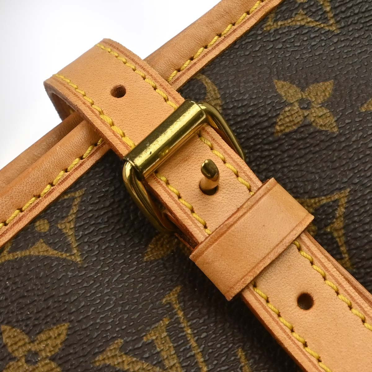 Louis Vuitton Bucket Monogram Canvas Brown Canvas Handbag (Pre-Owned)