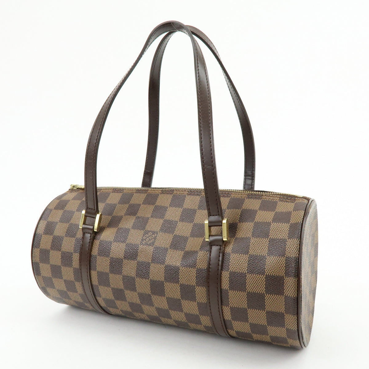 Louis Vuitton Papillon Damier Ebene Brown Canvas Handbag (Pre-Owned)
