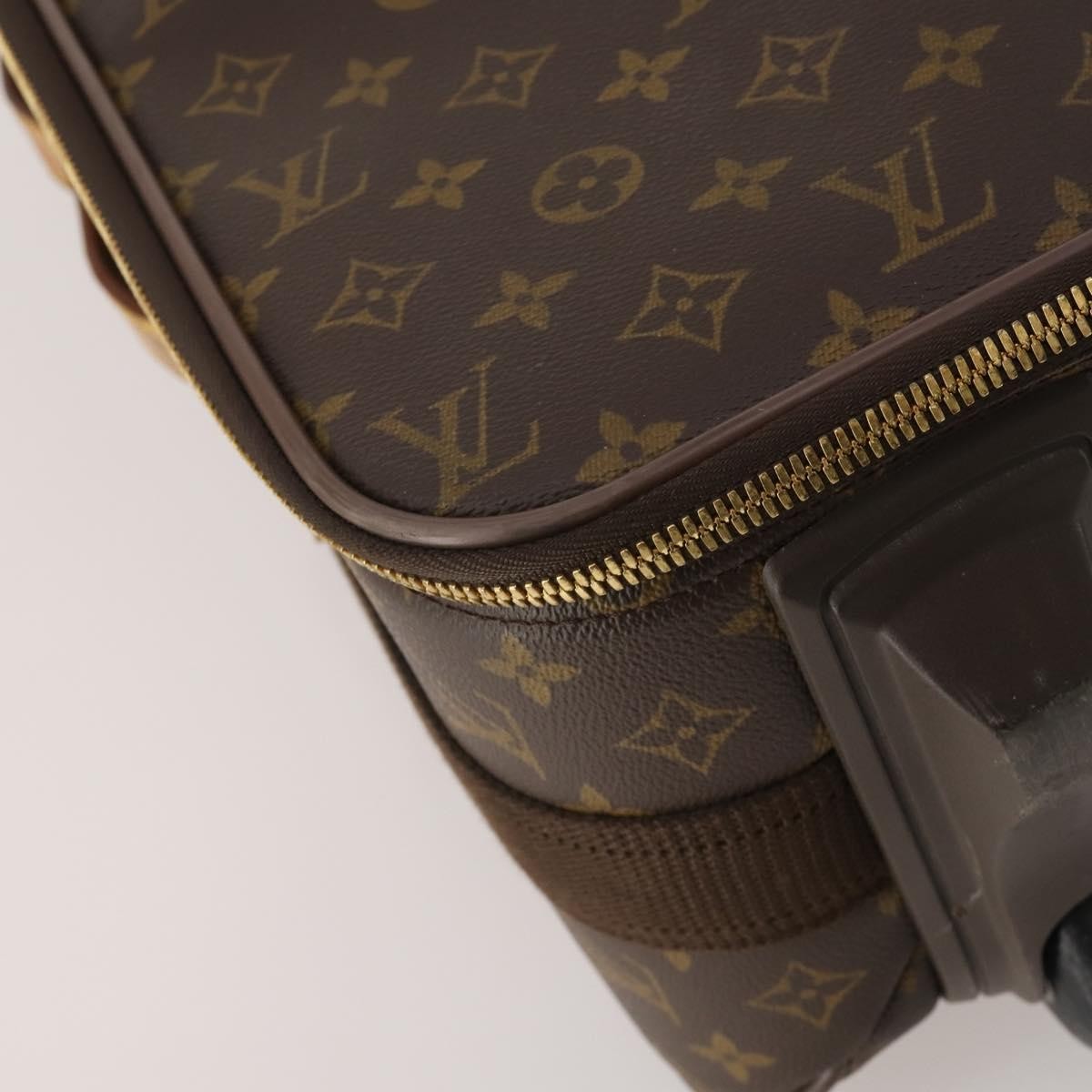 Louis Vuitton Pegase Luggage Monogram Canvas Brown Canvas Travel Bag Bag (Pre-Owned)