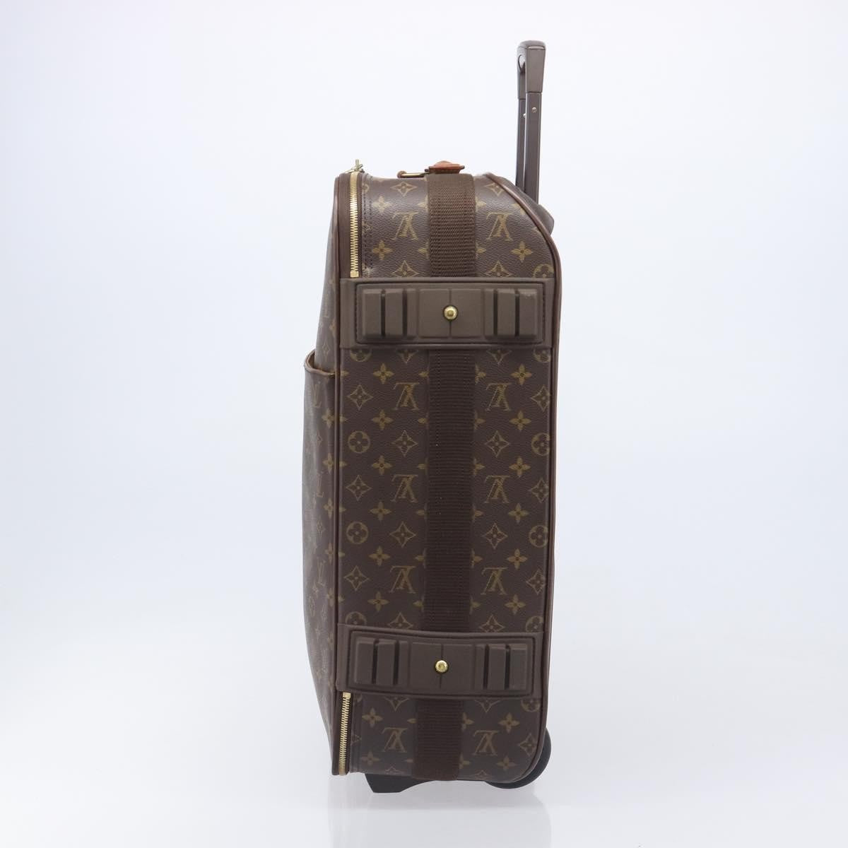 Louis Vuitton Pegase Luggage Monogram Canvas Brown Canvas Travel Bag Bag (Pre-Owned)