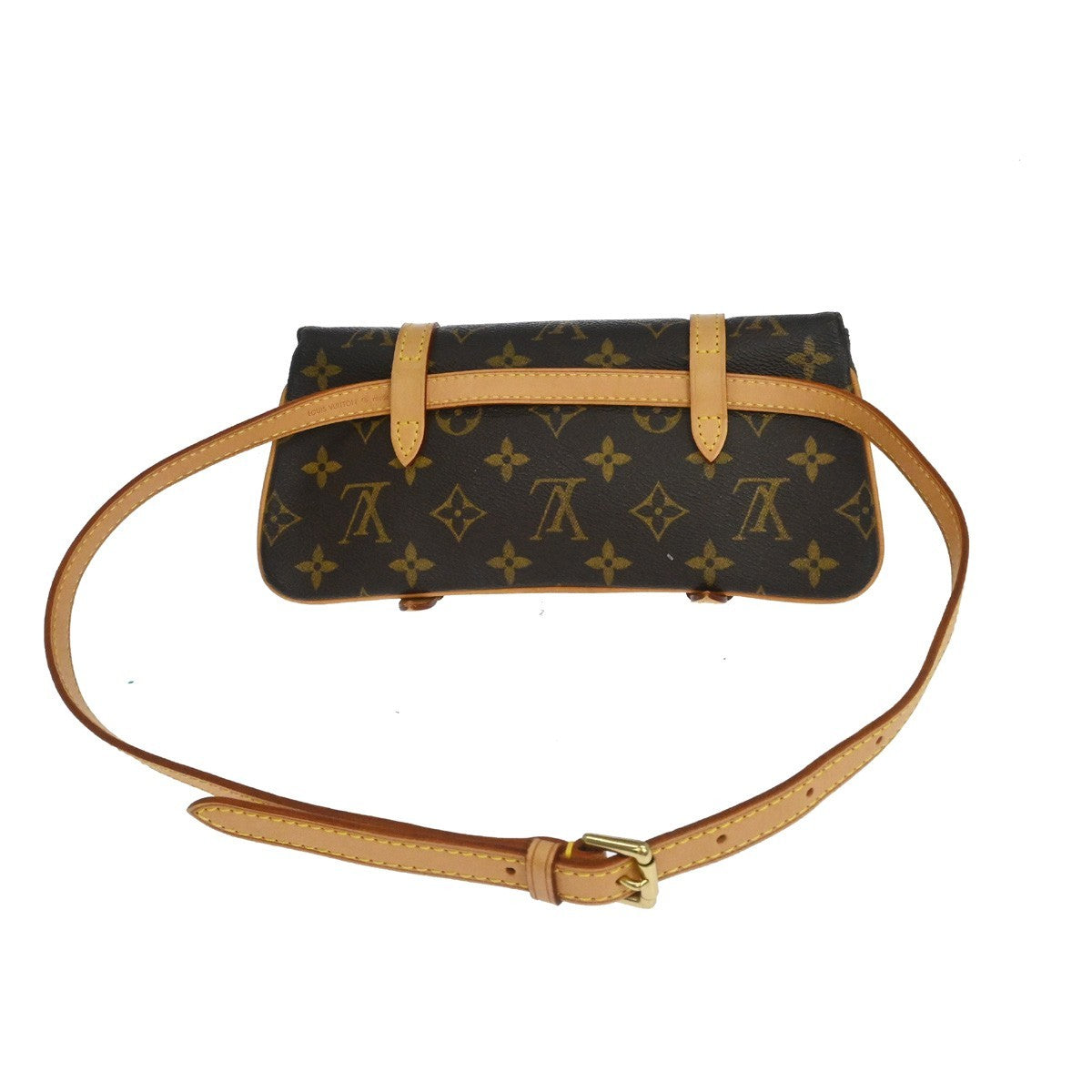 Louis Vuitton Marelle Waist Monogram Canvas Brown Canvas Clutche & Pouche Bag (Pre-Owned)