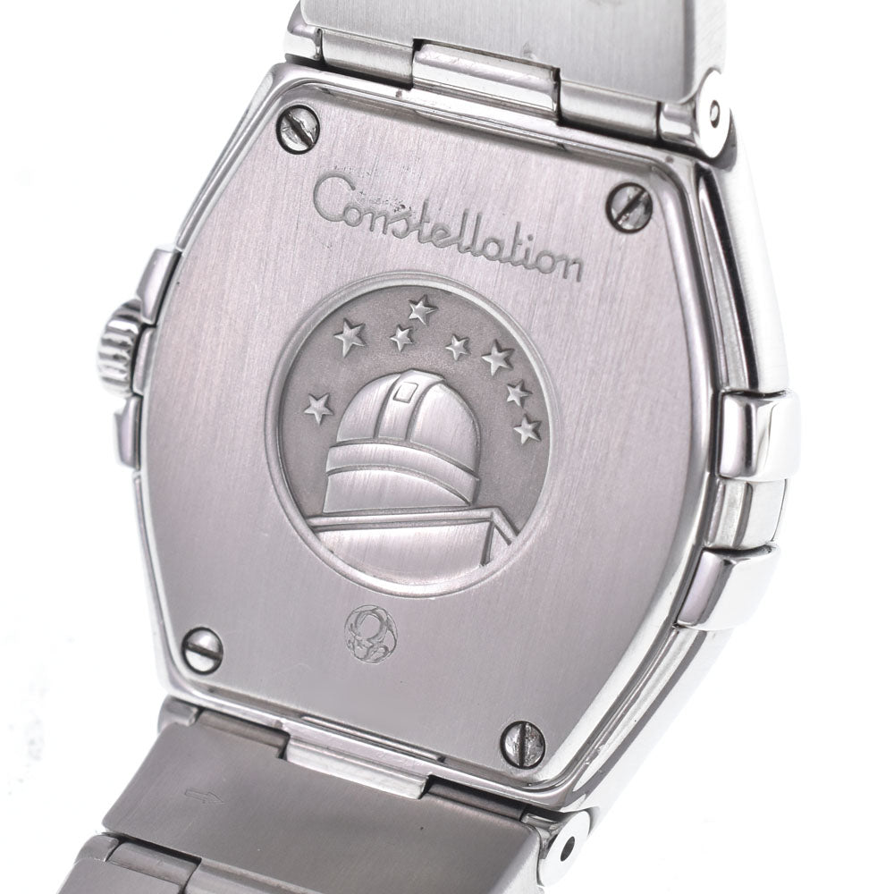 Omega Constellation Quartz Stainless Steel With Diamond Bezel And Markers Watch (Pre-Owned)