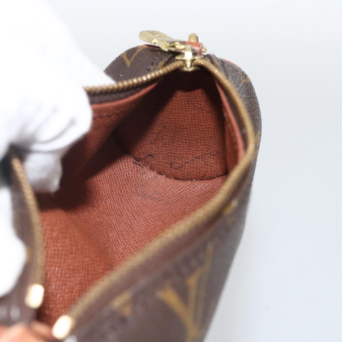 Louis Vuitton Papillon Pochette Monogram Canvas Brown Canvas Clutche & Pouche Bag (Pre-Owned)