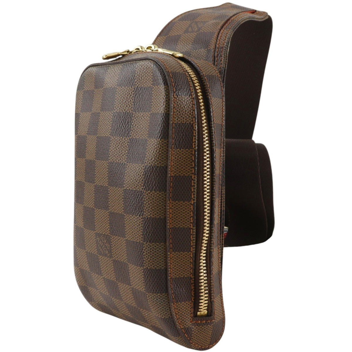 Louis Vuitton Geronimos Damier Brown Canvas Clutche & Pouche Bag (Pre-Owned)