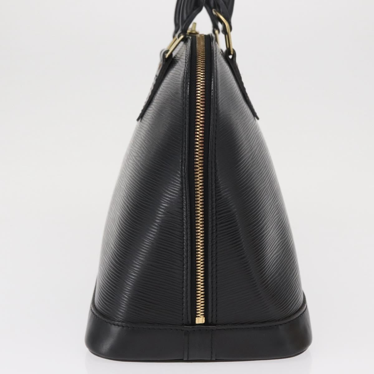 Louis Vuitton Alma Epi Leather Black Leather Handbag (Pre-Owned)