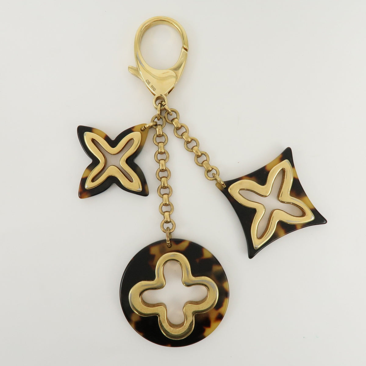 Louis Vuitton Insolence Bag Charm Metal And Tortoise Gold Metal Charms And Keychains Accessory (Pre-Owned)