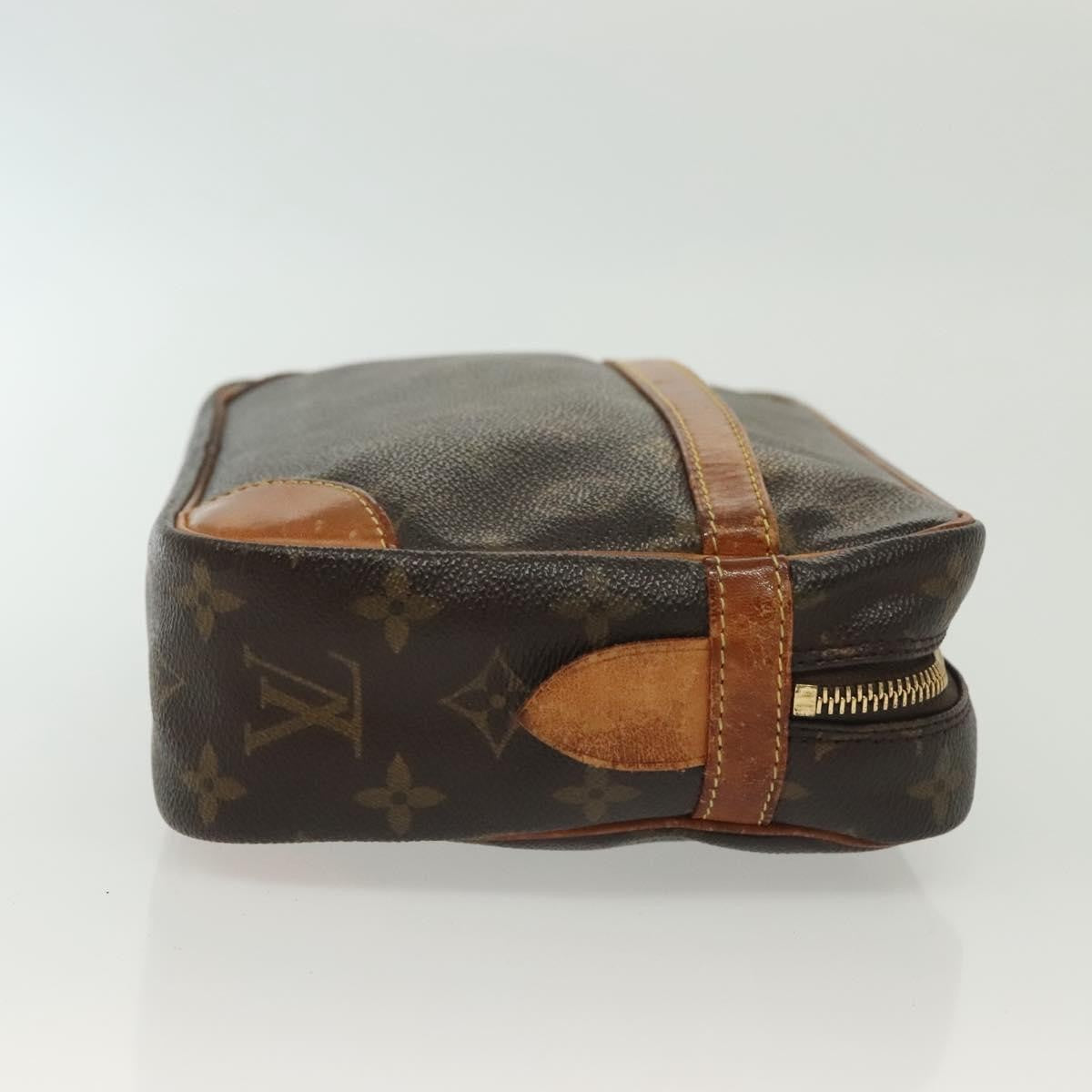 Louis Vuitton Compiegne Canvas Brown Canvas Clutche & Pouche Bag (Pre-Owned)