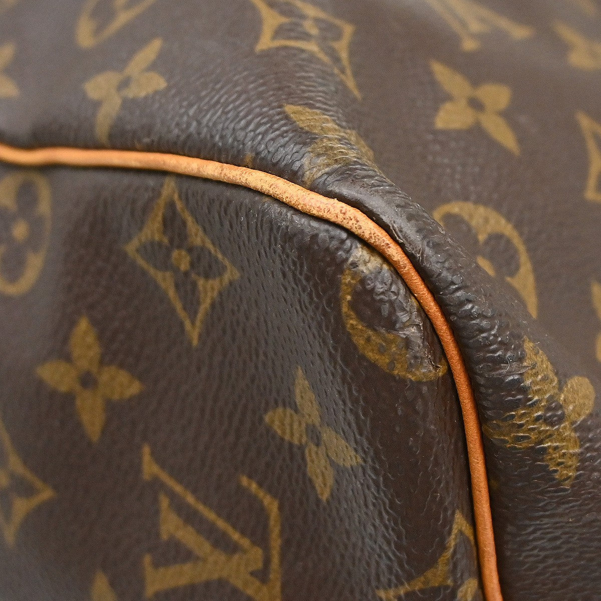 Louis Vuitton Keepall Monogram Brown Canvas Travel Bag Bag (Pre-Owned)
