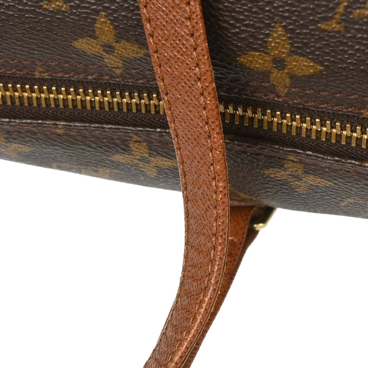 Louis Vuitton Papillon Monogram Canvas Brown Canvas Handbag (Pre-Owned)