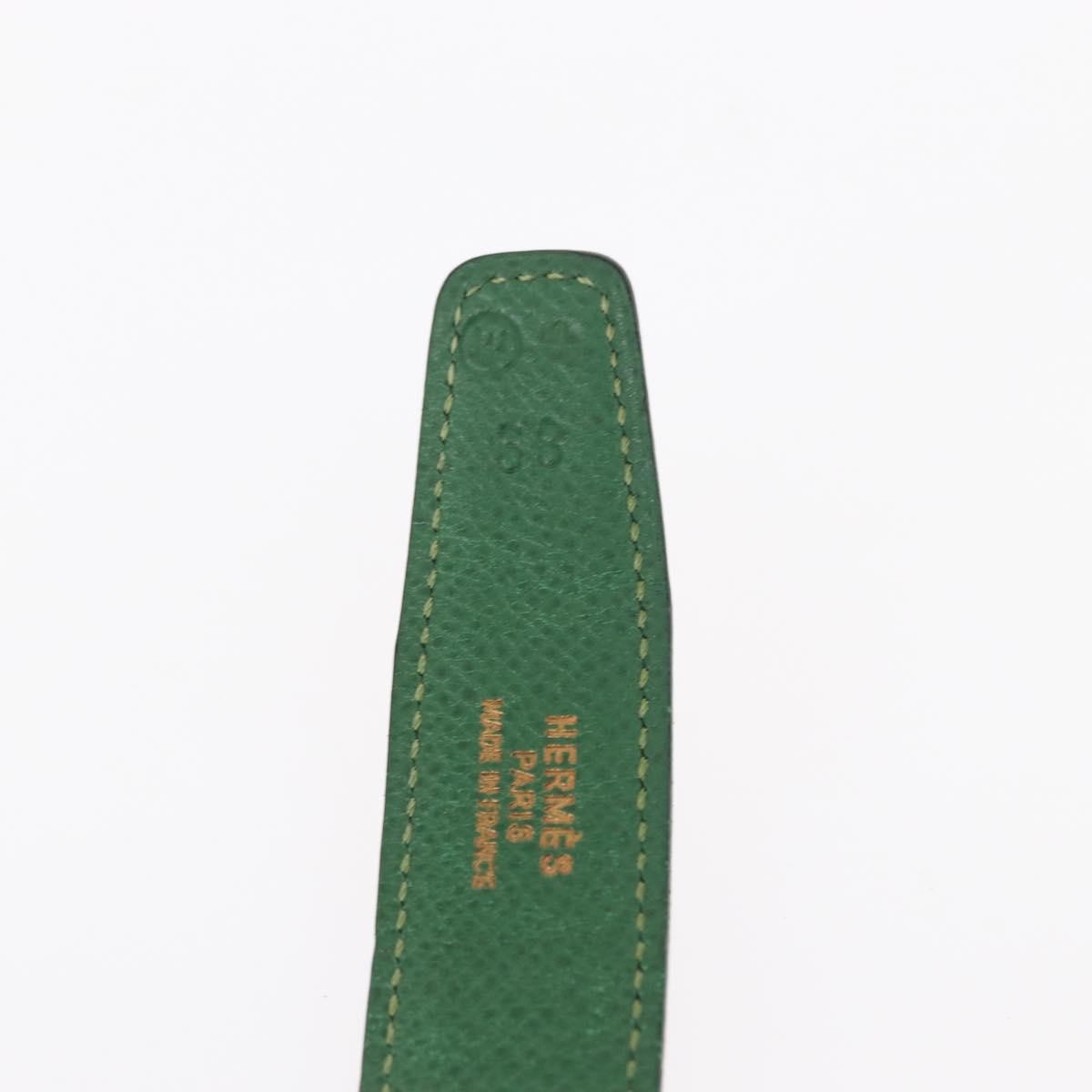 Hermes Constance Belt Leather Red Leather Belts Accessory (Pre-Owned)