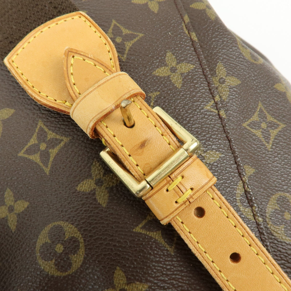 Louis Vuitton Vintage Montsouris Monogram Canvas Brown Canvas Backpack Bag (Pre-Owned)