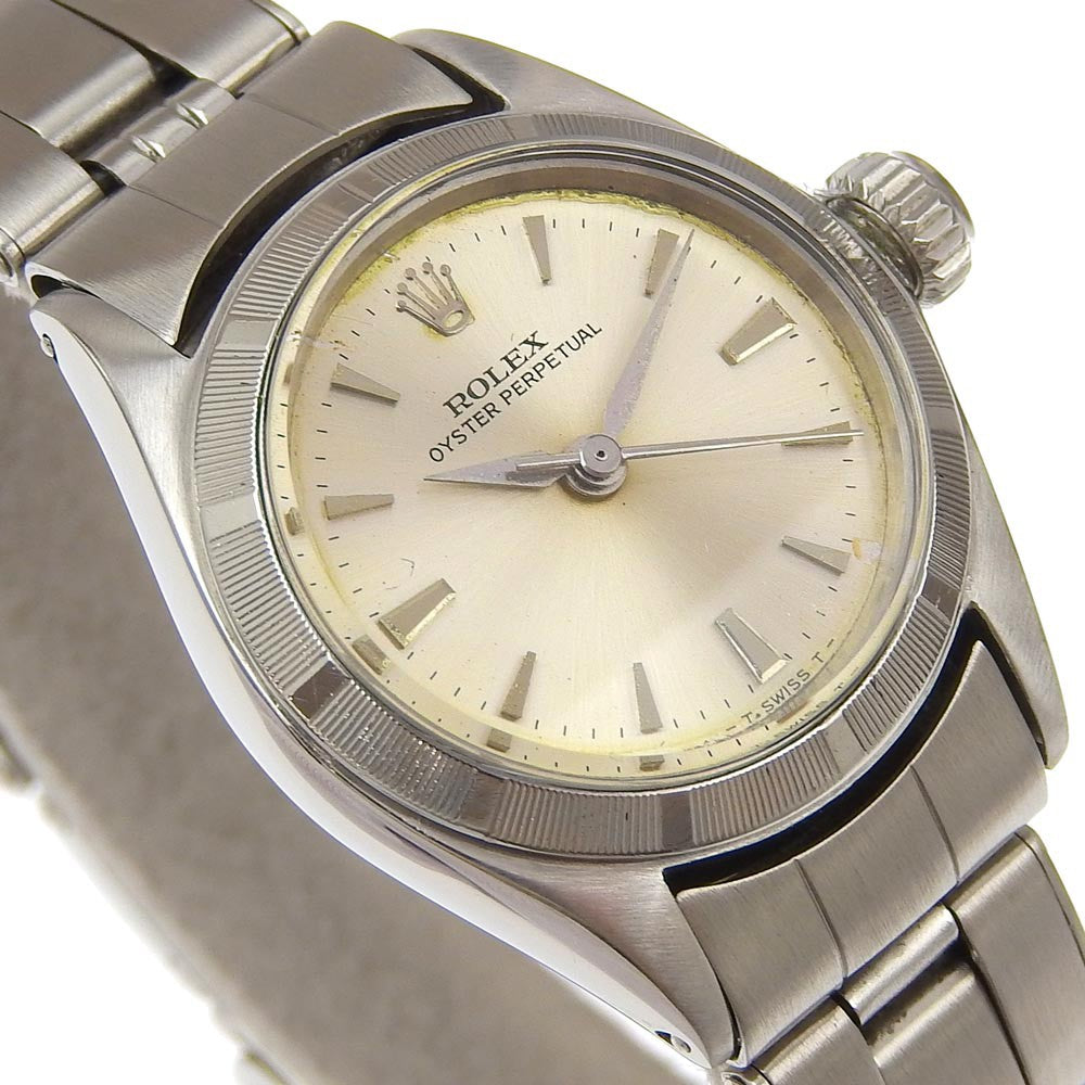 Rolex Oyster Perpetual Automatic Stainless Steel And Yellow Gold With Diamond Bezel Watch (Pre-Owned)